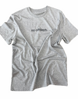 tee, no offdays, heather grey.