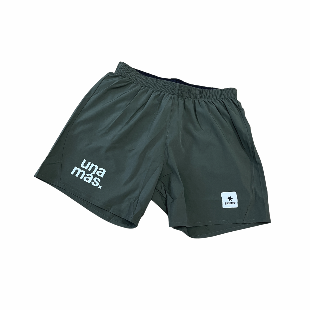 saysky mens pace shorts 5", green.