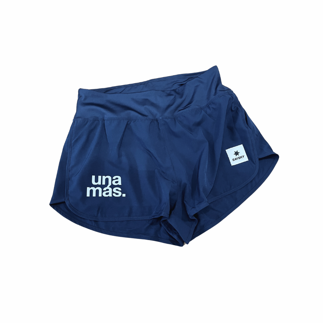 saysky womens pace shorts 3", blue.