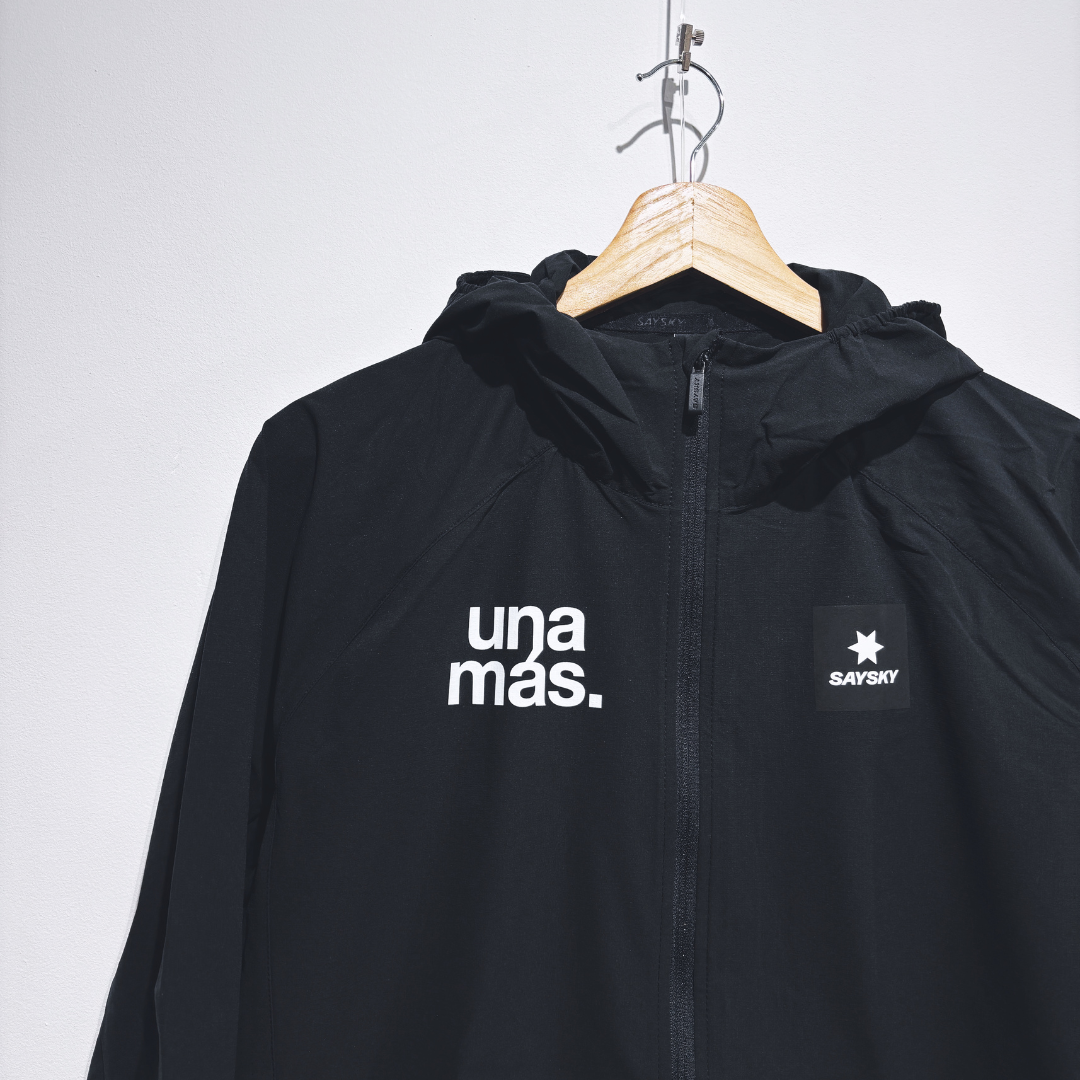 saysky clean pace flex hooded jacket, black, una más.