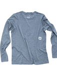 saysky clean motion longsleeve, grey.