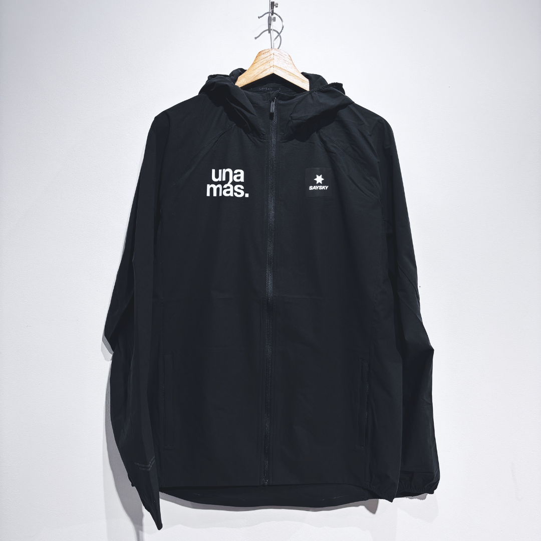saysky clean pace flex hooded jacket, black, una más.