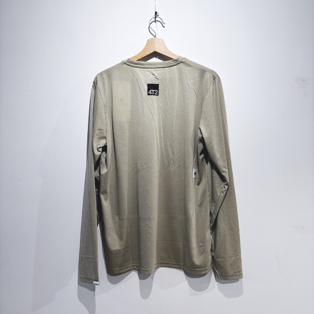 saysky clean motion longsleeve, beige, gone running.
