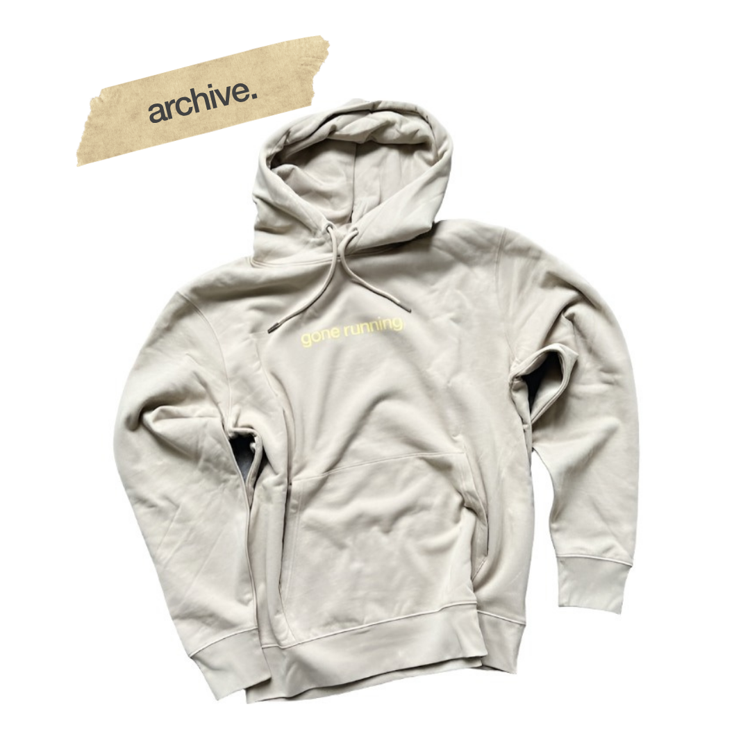 hoodie, gone running, desert, archive.
