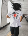 tee downbeat running, tokyo love on white, archive.