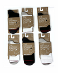 near earth, distance running sock, crew length, black