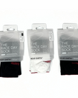 near earth, race day sock, crew length, white.