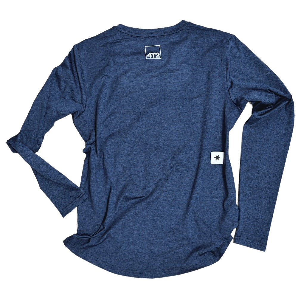 saysky clean pace longsleeve, blue.