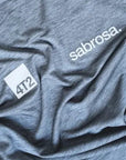 classic mens singlet, sabrosa, charcoal.