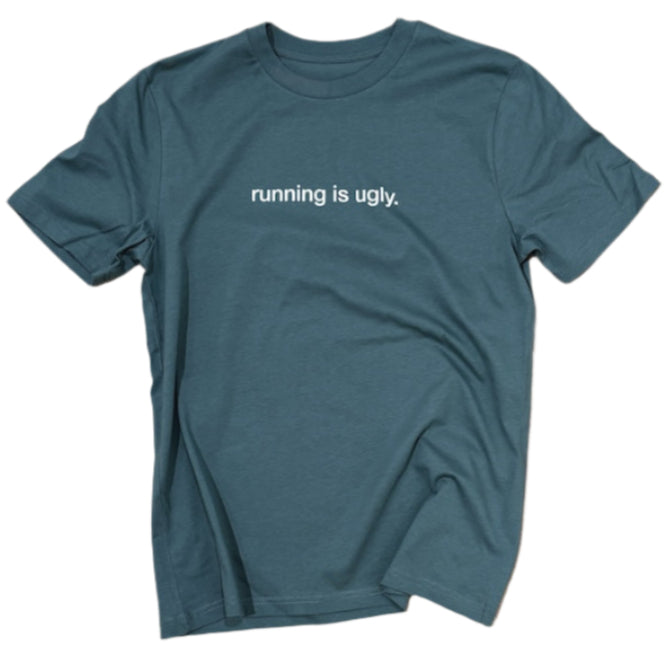 tee, running is ugly, green day.