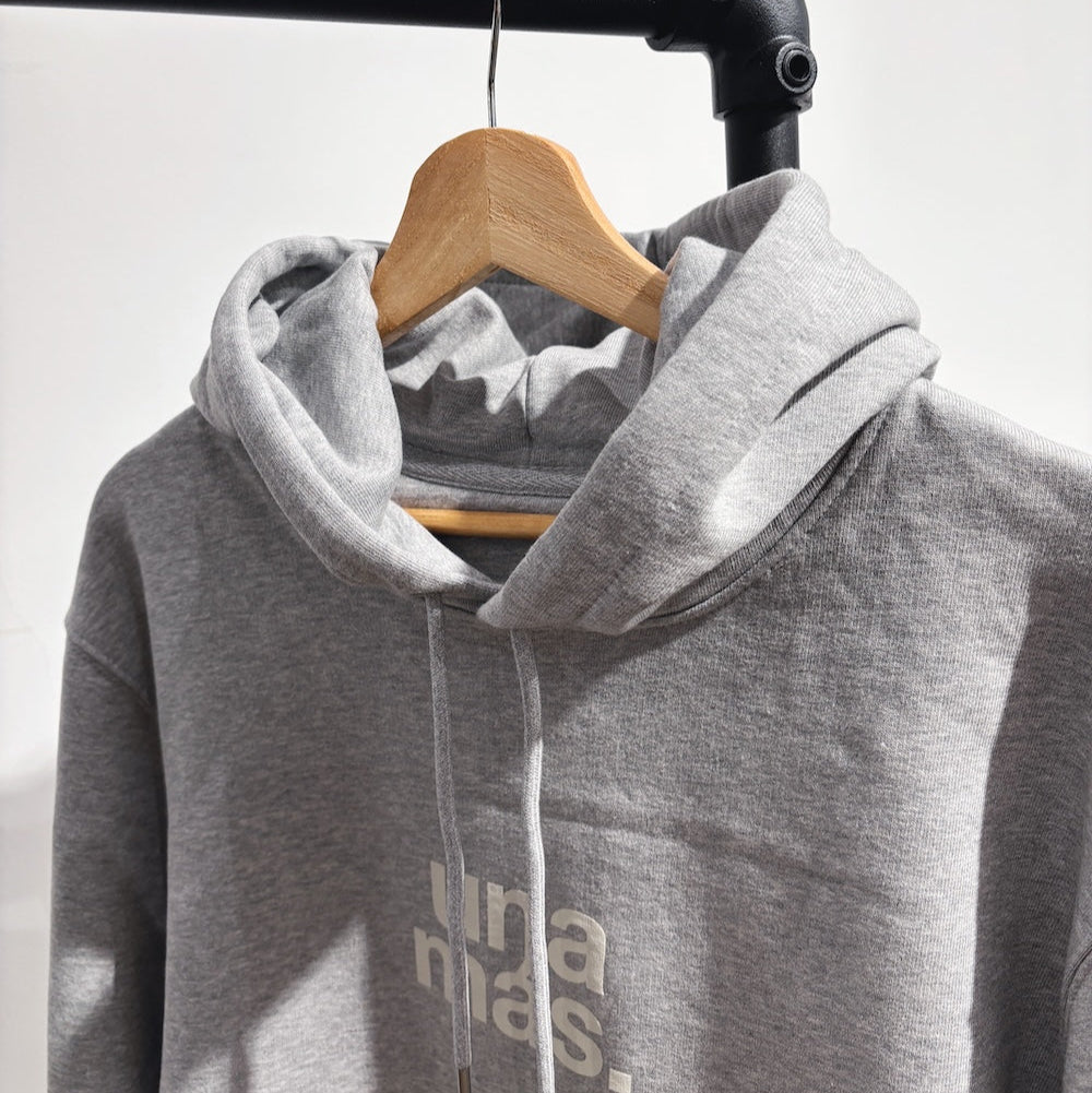 hoodie, una más, heather grey.