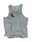 classic mens singlet, heather grey.