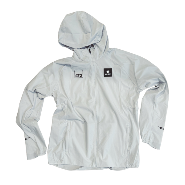 saysky clean pace flex hooded jacket, grey, running is ugly. – 4T2