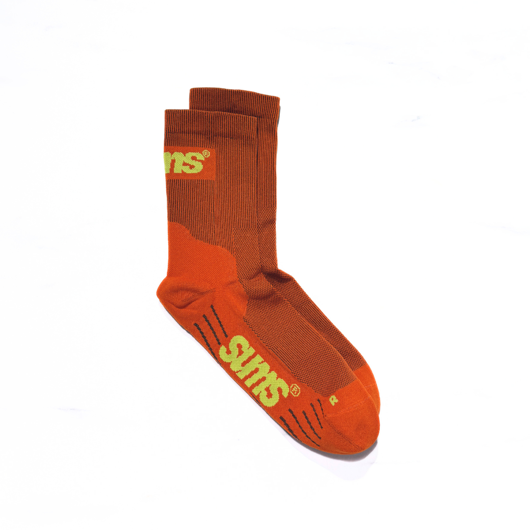 sums, rib runner, volt orange.