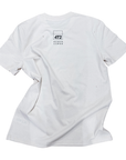 tee, get lost x momos, raw white.