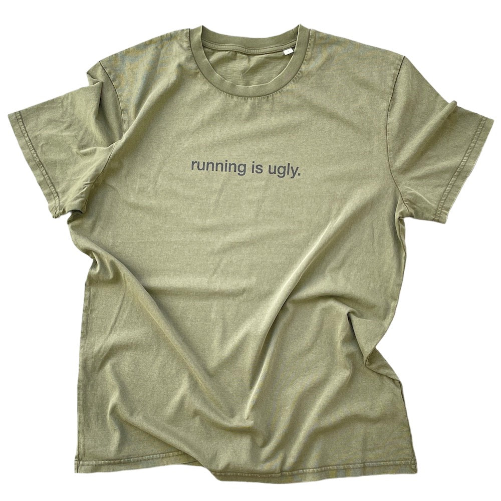 tee, running is ugly, green day.