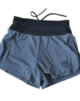 classic womens microperf short 3" get lost, grey.