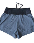 classic womens microperf short 3" get lost, grey.