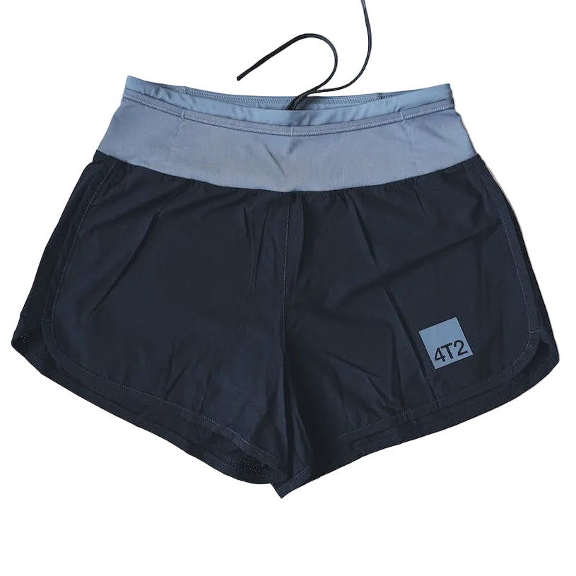 classic womens microperf short 3" get lost, black.