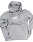 hoodie, una más, heather grey.