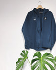 saysky clean pace hooded jacket, blue.