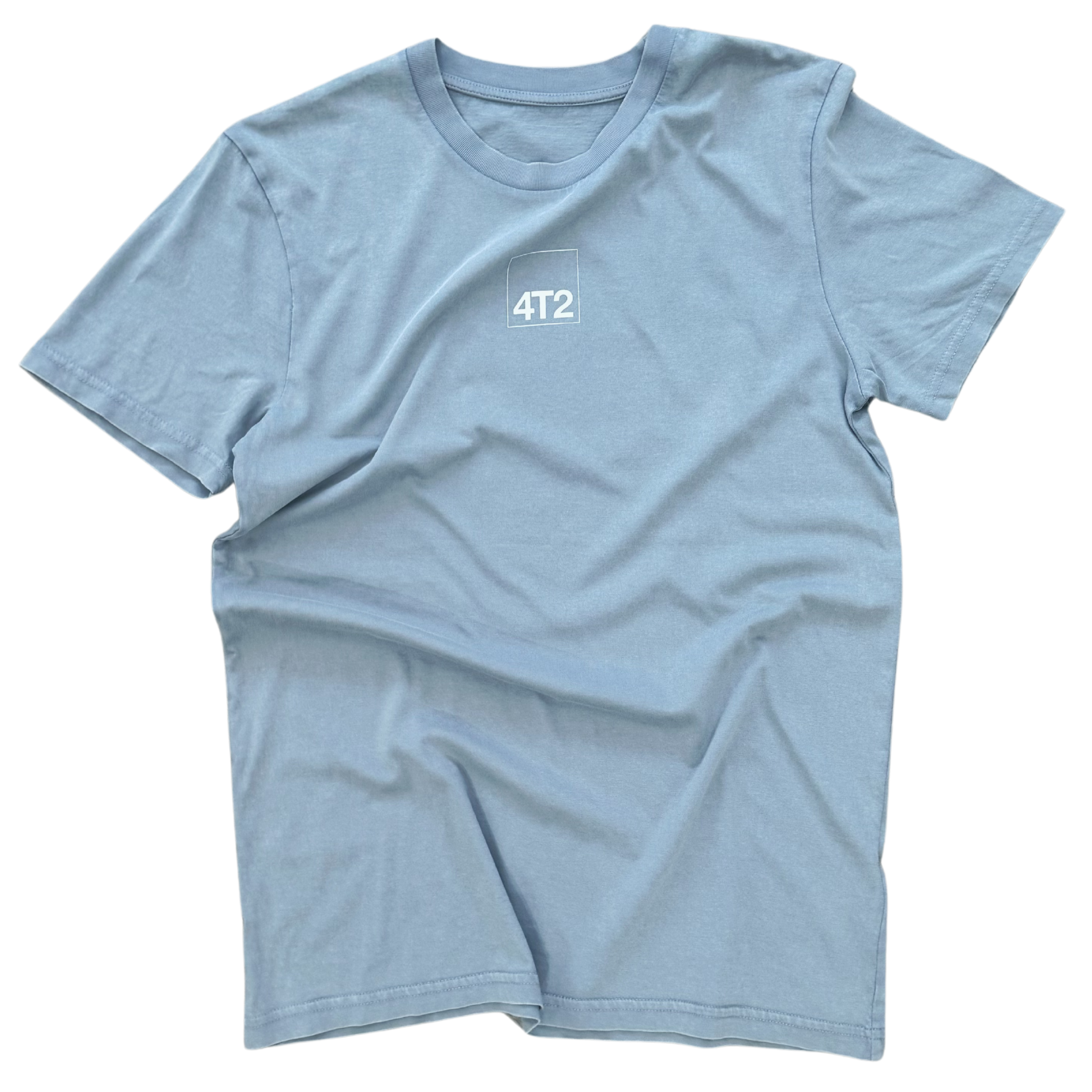 tee, running is boring, vintage grey.