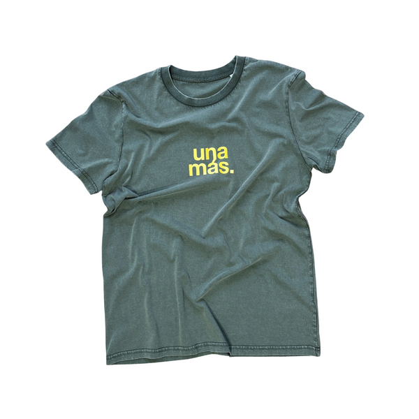 tee, una más, vintage green. – 4T2, gone running.